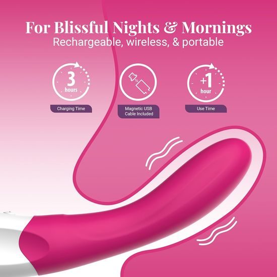 Liebe Bend It G-Spot Polnilni Vibrator Cerise