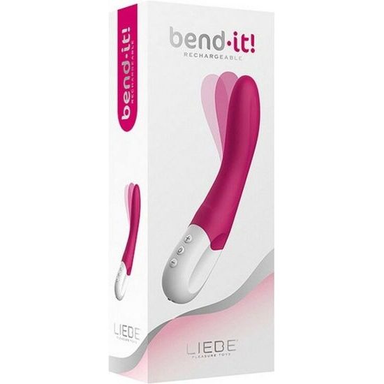 Liebe Bend It G-Spot Polnilni Vibrator Cerise