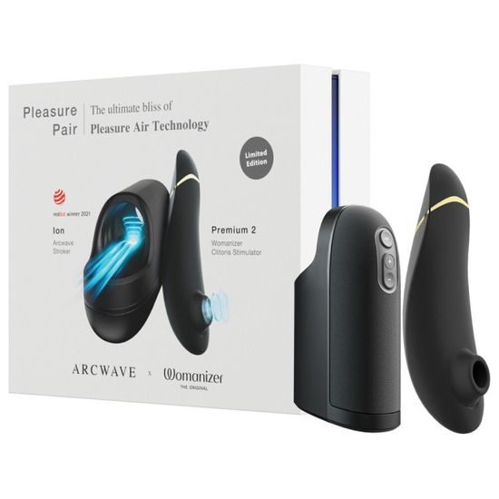 Arcwave Pleasure Pair Set Ion + Womanizer Premium 2 Črna
