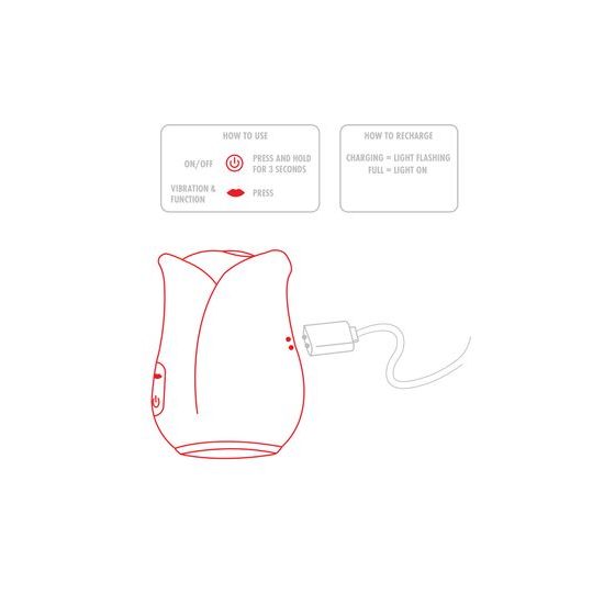 Adore Lilien tlačni vibrator