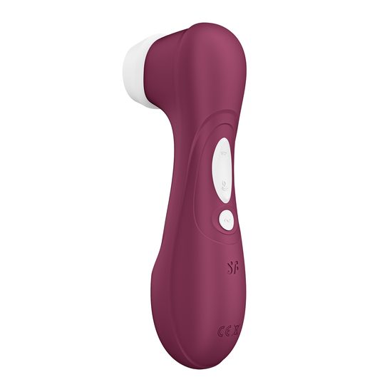 Satisfyer Pro 2 Generation 3 z Liquid Air tehnologijo, vibracijami in Bluetooth aplikacijo, vinsko rdeča