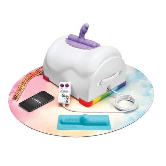 The Cowgirl Premium Seks Mašina Unicorn Bela