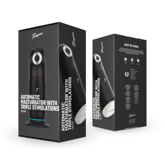Teazers avtomatski masturbator s trojno stimulacijo