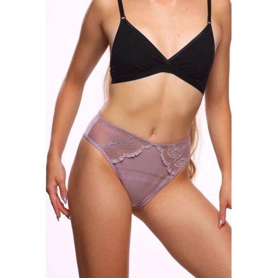 MyFemini menstrualne hlačke s čipko, vijolične