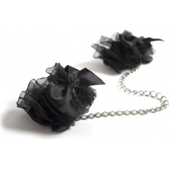 Bijoux Indiscrets Frou Frou satenaste &amp; organza lisice za roke