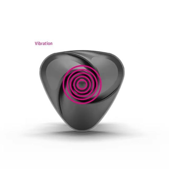 Mystim Heart’s Desire eStim Lay-On vibrator črn