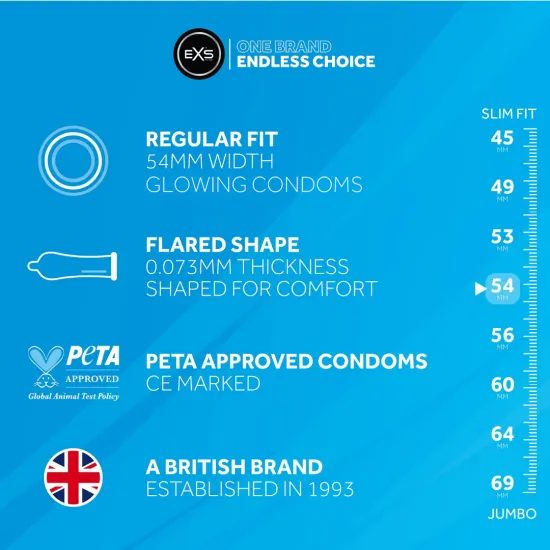 EXS Svetleči v temi 20 kos