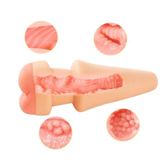 Kiotos Butplug Masturbator 2 v 1 Skin