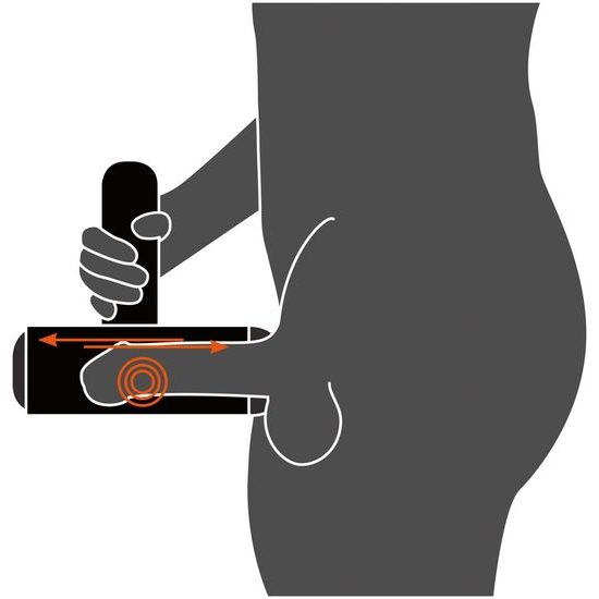 REBEL masturbator z 2 funkcijama