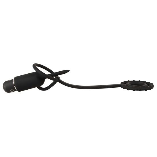 You2Toys vibrirajoči penis plug z erekcijskimi obročki