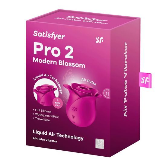 Satisfyer Pro 2 Modern Blossom, pulzator za klitoris rožica