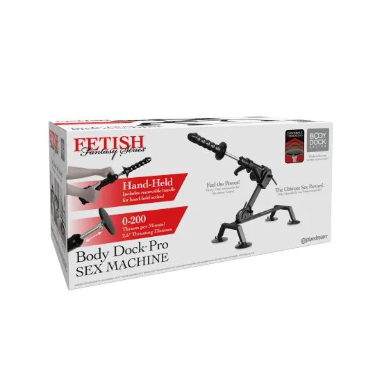 Fetish Fantasy Series Body Dock Sex Machine Črna