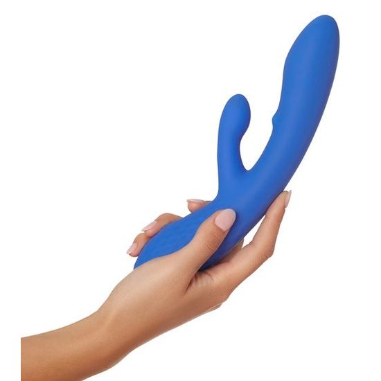 PlusOne dvojni vibračni stimulator, moder