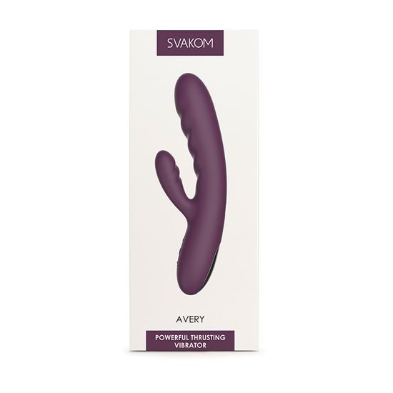 Svakom Avery močan potisni vibrator lila