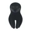 Levelz Digital Vibrating Silicone Penis Head Stimulator with Tentacles - Black