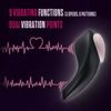 Blush Temptasia Heartbeat Vibrator pentru Lenjerie cu Telecomandă Negru-Roz