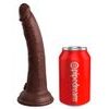 Pipedream King Cock Elite 7 Dildo din Silicon cu Densitate Duală Maro