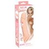 Manșon pentru penis Nature Skin cu extensie 21 cm