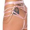 Bad Kitty Harness String Roz Deschis