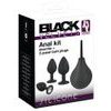 Set anal Black Velvets cu duș din silicon