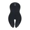 Levelz Digital Vibrating Silicone Penis Head Stimulator with Tentacles - Black