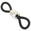 Rebel Heavy Rope Cock Strap cu 2 bucle Negru
