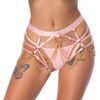 Bad Kitty Harness String Roz Deschis