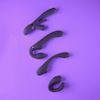 VIVE Ai Dual Vibrating & Air Wave Tickler Strapless Strapon Mov Purple
