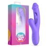 Good Vibes Only Tess Rabbit Vibrator cu Stimulator pentru Punctul G Mov