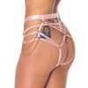 Bad Kitty Harness String Roz Deschis
