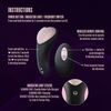 Blush Temptasia Heartbeat Vibrator pentru Lenjerie cu Telecomandă Negru-Roz