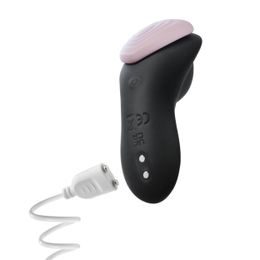 Blush Temptasia Heartbeat Vibrator pentru Lenjerie cu Telecomandă Negru-Roz