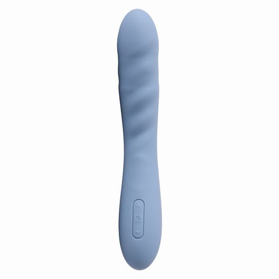 Svakom Ava Neo Vibrator Interactiv cu Mișcări de Împingere Albastru