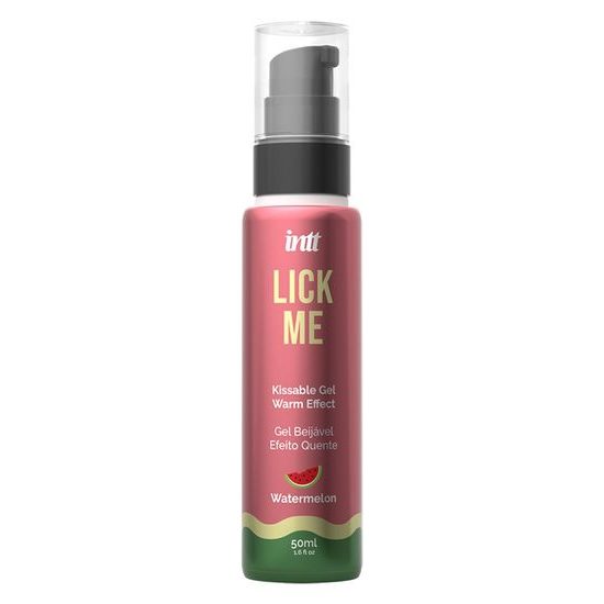 INTT Lick me Gel comestibil cu efect de încălzire Watermelon 50 ml