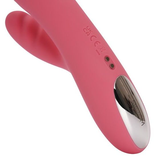 Svakom Avery Vibrator Puternic cu Mișcare de Împingere Roz