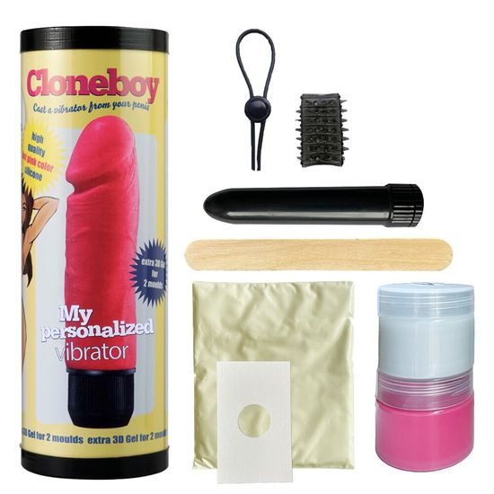 Set pentru clonarea penisului cu unitate vibratorie Cloneboy Dildo