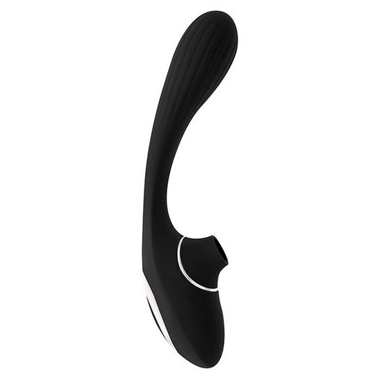 S Pleasures Dual Suction Negru