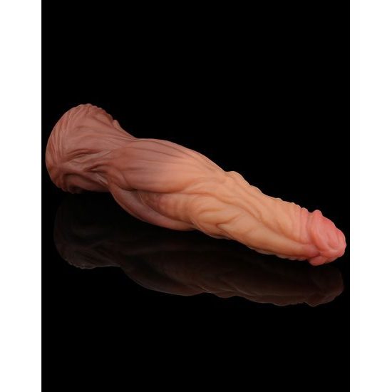 Lovetoy 9.5″ (24,5 cm) Dildo din Silicon Platinum Stratificat