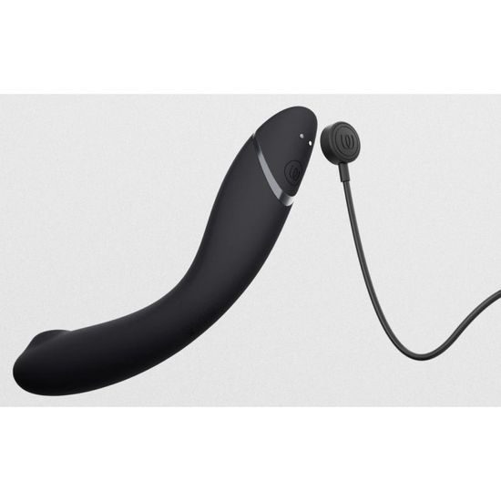 Vibrator Womanizer OG 2-în-1 Pleasure Air pentru punctul G, negru