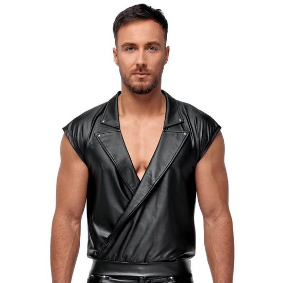 Cămașă Casual Largă NEK cu Aspect Mat Elegant 2161664 Negru