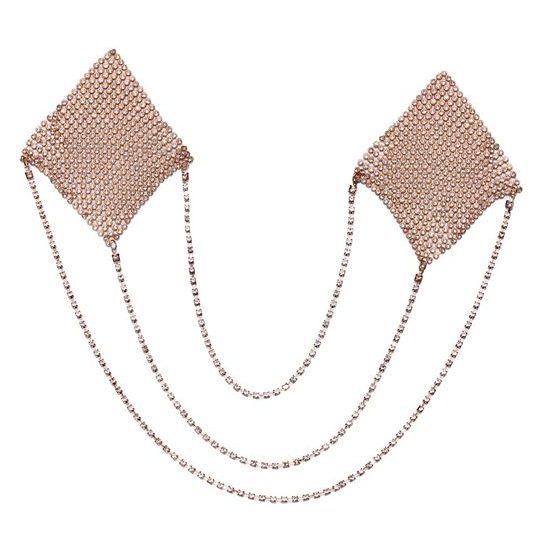 Nipple Stickers Square, gold