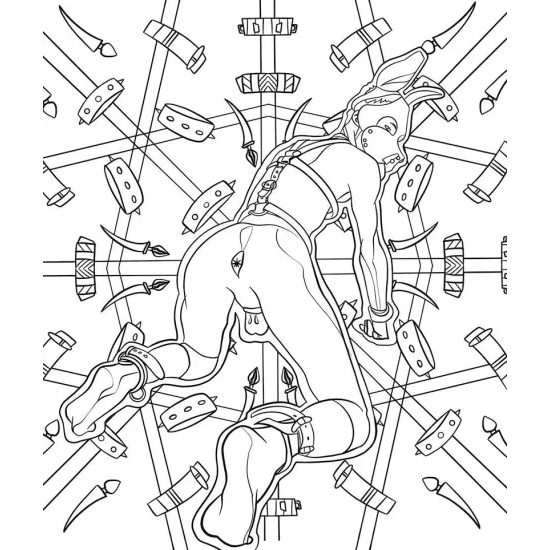 Legat în Culori: Carte de Colorat BDSM