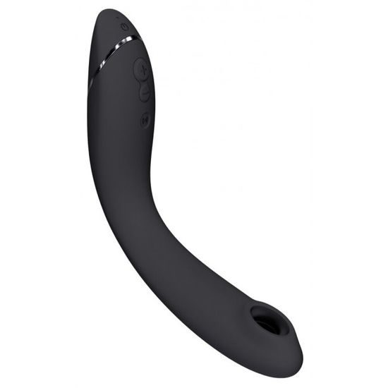 Vibrator Womanizer OG 2-în-1 Pleasure Air pentru punctul G, negru