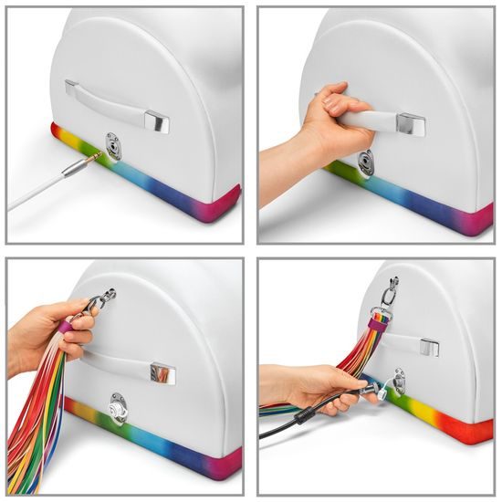 Mașina Premium pentru Sex The Cowgirl Unicorn Alb