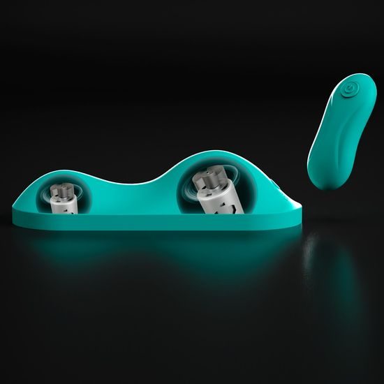 Vibepad Intense turcoaz, pernă vibrantă pentru clitoris