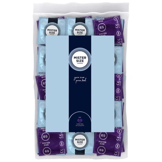 Mister Size Subțire 69mm 100buc