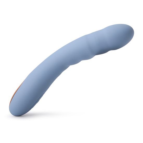 Svakom Ava Neo Vibrator Interactiv cu Mișcări de Împingere Albastru