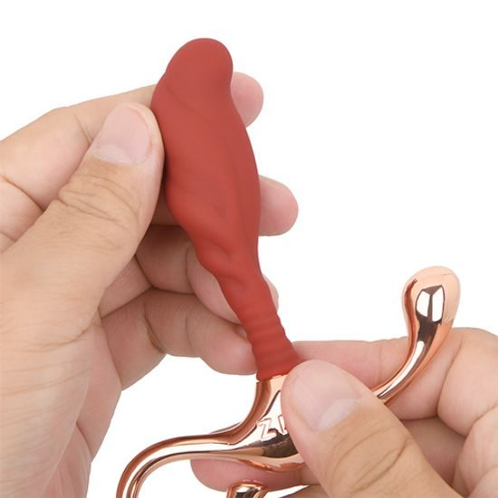 Lampa Zini Janus Fier Medie Bordeaux