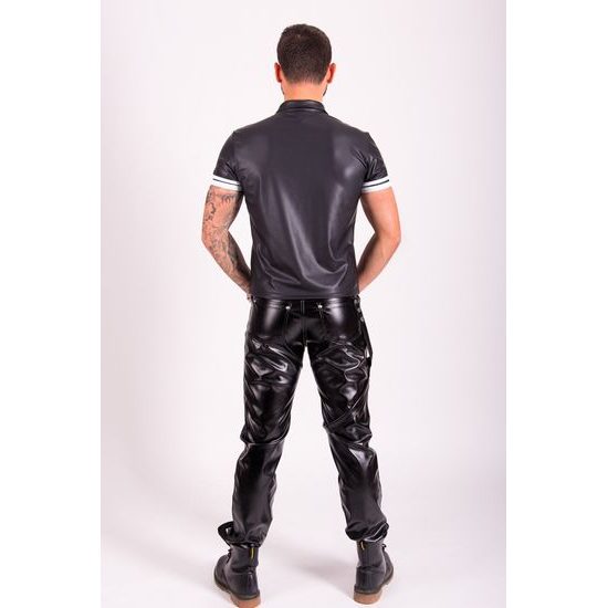 Polo de lux pentru bărbați Rebellion Francesco White