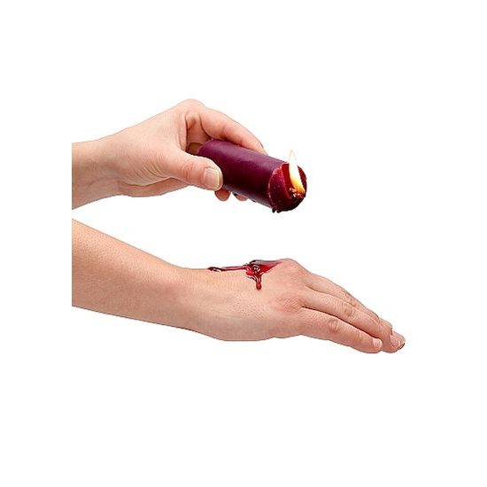 Ouch! Lumânare pentru Jocuri cu Ceară cu Aromă de Trandafir